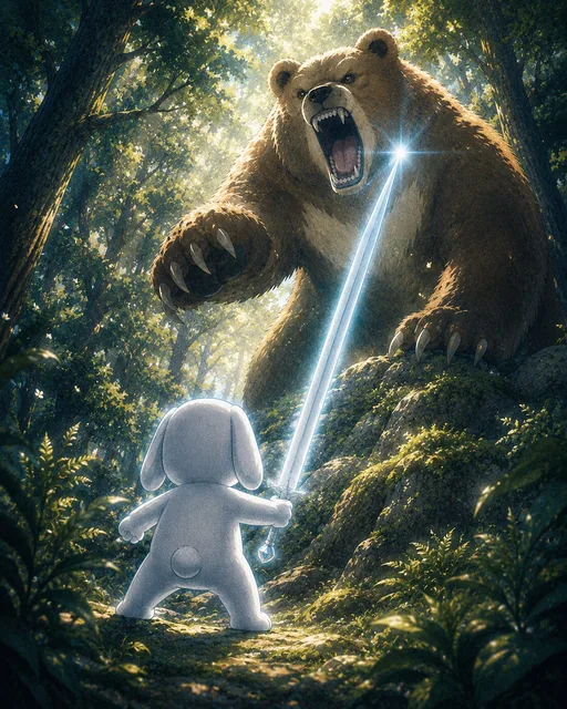 The Bear — DEGS ON SILVER artwork